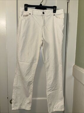 Coldwater Creek Winter White Corduroy Pants
